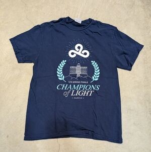 Cloud 9 LCS 2023 Champions Of Light Shirt Blue Navy Men's M